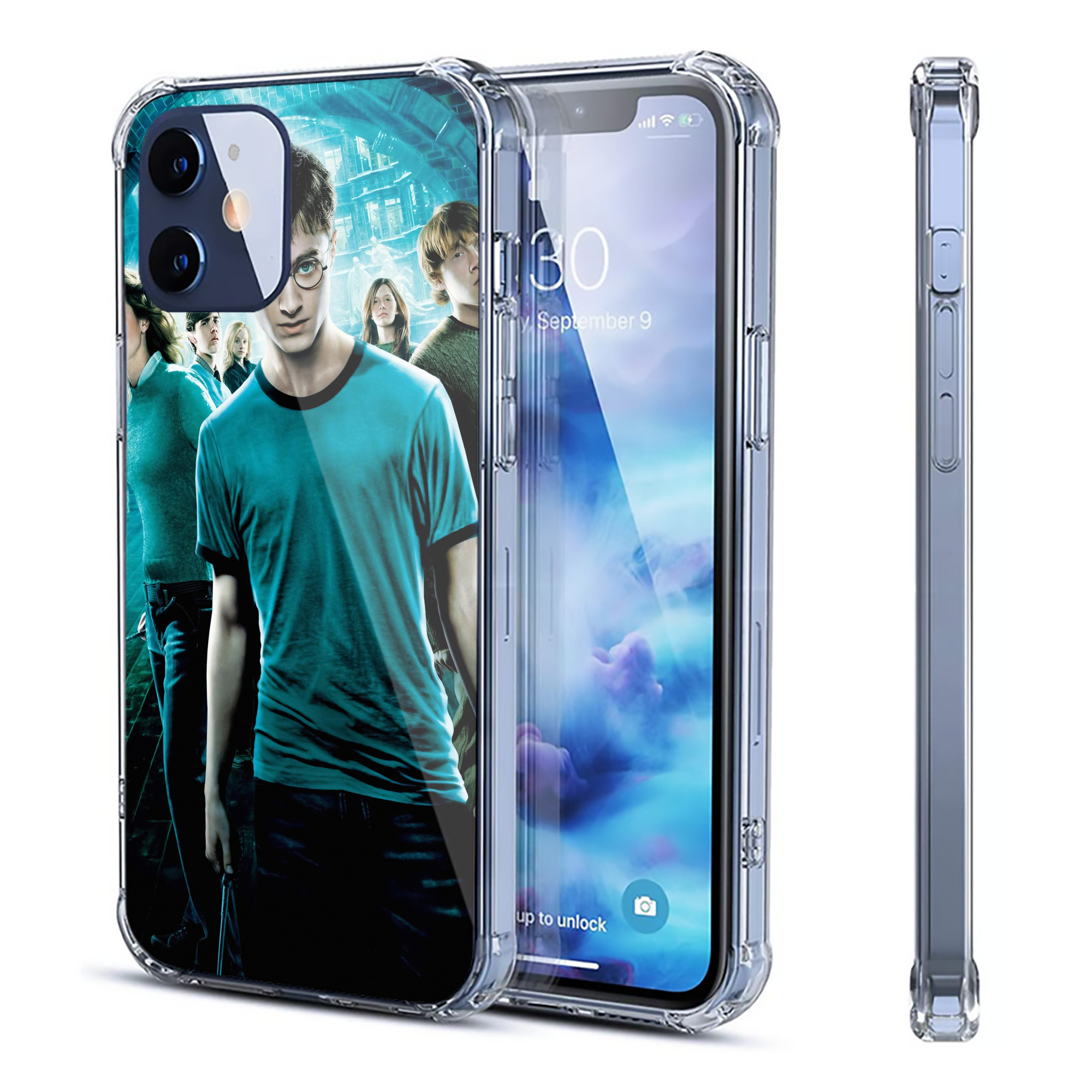 （画像用） Harry Potter ハリー・ポッターシリーズ 【iPhone 12シリーズ対応】透明スマホケース（クリアソフトケース）